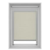 KARWEI rolgordijn dakraam 28148 off-white verduisterend op maat