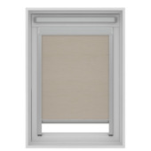 KARWEI rolgordijn dakraam 28200 zand structuur verduisterend op maat