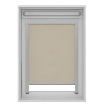 KARWEI rolgordijn dakraam 28161 licht taupe verduisterend op maat