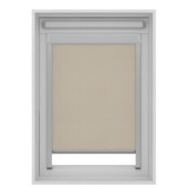 KARWEI rolgordijn dakraam 28161 licht taupe verduisterend op maat