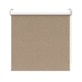 KARWEI rolgordijn draaikiepraam 28195 taupe wit structuur verduisterend op maat