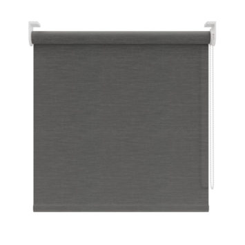 KARWEI rolgordijn gewoon raam 28207 antraciet zwart structuur verduisterend op maat