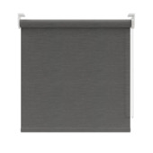 KARWEI rolgordijn gewoon raam 28207 antraciet zwart structuur verduisterend op maat