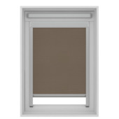 KARWEI rolgordijn dakraam 28162 bruin verduisterend op maat