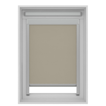 KARWEI rolgordijn dakraam 28143 taupe verduisterend op maat