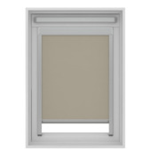 KARWEI rolgordijn dakraam 28143 taupe verduisterend op maat