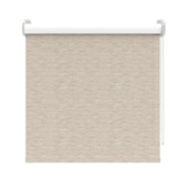 KARWEI rolgordijn draaikiepraam 28191 taupe wit structuur verduisterend op maat