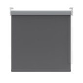 KARWEI rolgordijn gewoon raam 28197 grijs zilveren achterzijde verduisterend op maat