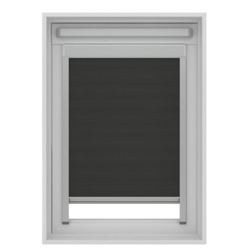 KARWEI rolgordijn dakraam 28153 zwart verduisterend op maat