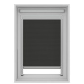 KARWEI rolgordijn dakraam 28153 zwart verduisterend op maat