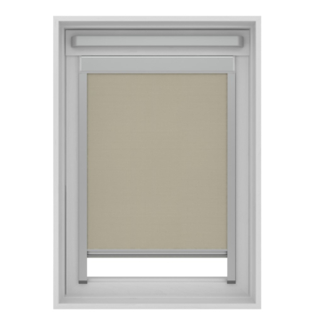KARWEI rolgordijn dakraam 28156 zand verduisterend op maat