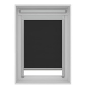 KARWEI rolgordijn dakraam 28145 zwart verduisterend op maat