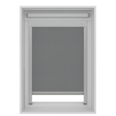 KARWEI rolgordijn dakraam 28159 koel grijs verduisterend op maat