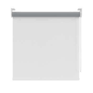 KARWEI rolgordijn gewoon raam 28196 wit zilveren achterzijde verduisterend op maat