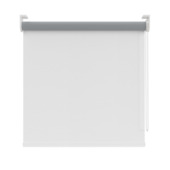 KARWEI rolgordijn gewoon raam 28196 wit zilveren achterzijde verduisterend op maat