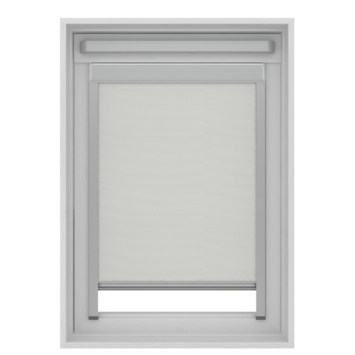 KARWEI rolgordijn dakraam 28149 wit verduisterend op maat