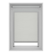 KARWEI rolgordijn dakraam 28149 wit verduisterend op maat