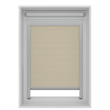 KARWEI rolgordijn dakraam 28150 beige verduisterend op maat