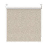 KARWEI rolgordijn gewoon raam 28191 taupe wit structuur verduisterend op maat