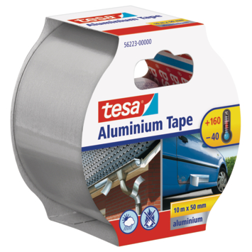 Tesa aluminiumtape grijs zilver 10 m x 50 mm kopen? Overige tape | Karwei