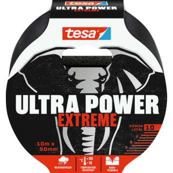 Tesa Ultra Power Extreme Repair ducttape zwart 50 mm x 10 m kopen? Overige tape | Karwei