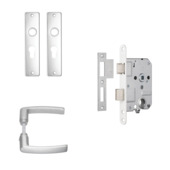 AXA cilinderslot met beslag aluminium