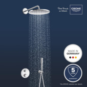 Grohe Precision Thermostat Perfect inbouw douchesysteem met Vitalio Rain Mono 310 hoofddouche rond Chroom