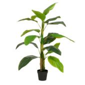 Kunstplant Strelitzia in pot groen - h150xd40cm