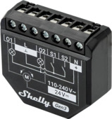 Shelly 2PM Gen3 slimme schakelaar & energiemeter WiFi (2 kanalen)