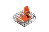 Wago 221 steekklem met hendel 3-voudig 0,2-4 mm² (10 stuks)