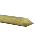 Tuinpaal rond grenen hout geïmpregneerd 6 x 100 cm