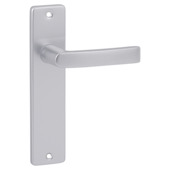 Karwei deurkruk set Blok recht blind schild aluminium