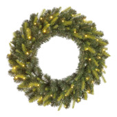 Black Box Trees kunstkerstkrans Grimshaw warm wit LED verlichting Ø 60 cm