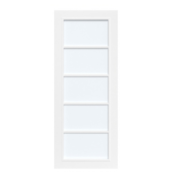 Arne & Bodil binnendeur ABD516 satijnglas - wit afgelakt - glaslat wit