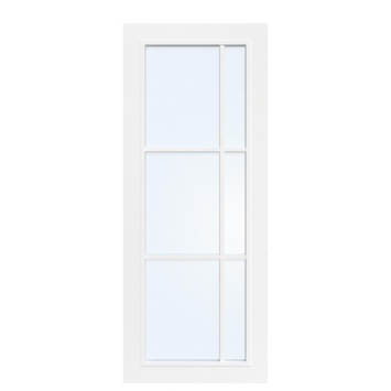 Arne & Bodil binnendeur ABD504 blank glas - wit afgelakt - glaslat wit