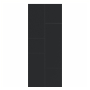 Arne & Bodil binnendeur ABD556 diep zwart afgelakt