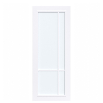 Arne & Bodil binnendeur ABD521 satijnglas - extra wit afgelakt - glaslat extra wit