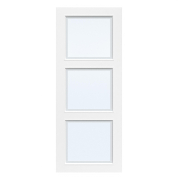 Arne & Bodil binnendeur ABD26 blank glas met matte rand - wit afgelakt