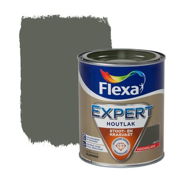 Flexa Expert houtlak hoogglans olijfgroen 750 ml