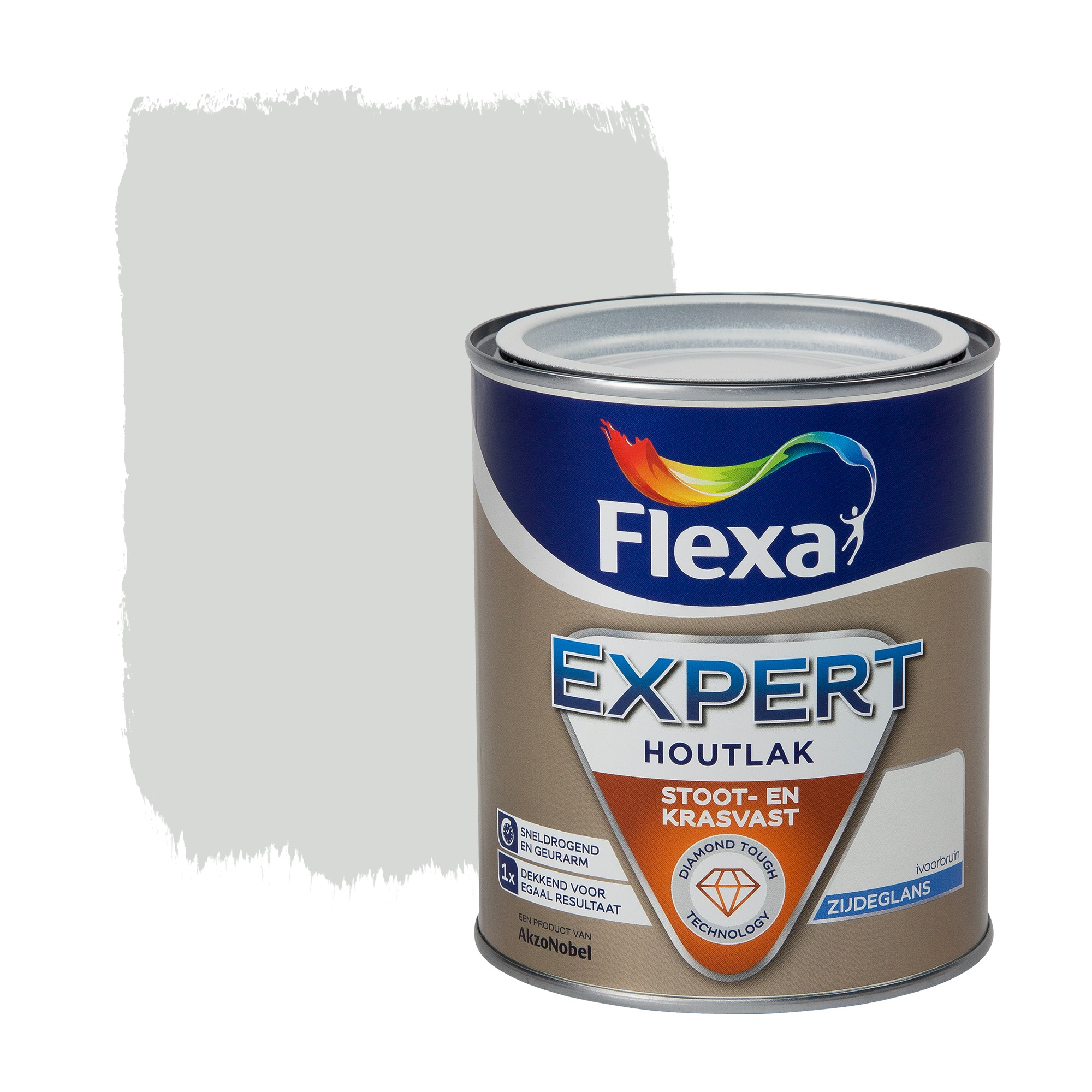 Flexa Expert Houtlak Zijdeglans Ivoorbruin 750 Ml flexa kopen in de aanbieding