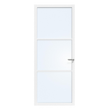 Arne & Bodil binnendeur ABE101 blank glas - wit afgelakt
