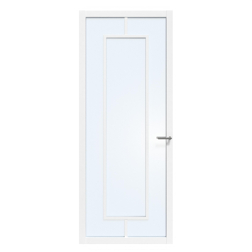 Arne & Bodil binnendeur ABE108 blank glas - wit afgelakt