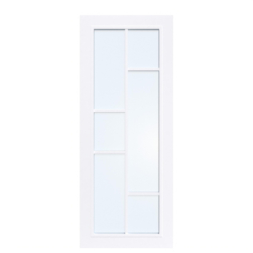 Arne & Bodil binnendeur ABD506 blank glas - extra wit afgelakt - glaslat extra wit