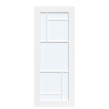 Arne & Bodil binnendeur ABD509 satijnglas - wit afgelakt - glaslat wit