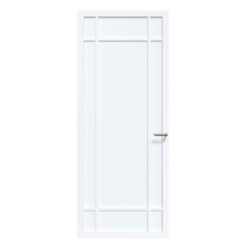 Arne & Bodil binnendeur ABE107 satijnglas - extra wit afgelakt