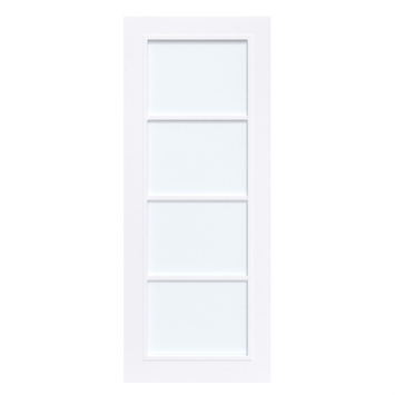 Arne & Bodil binnendeur ABB103 satijnglas - extra wit afgelakt - glaslat extra wit