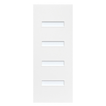 Arne & Bodil binnendeur ABD16 satijnglas - wit afgelakt