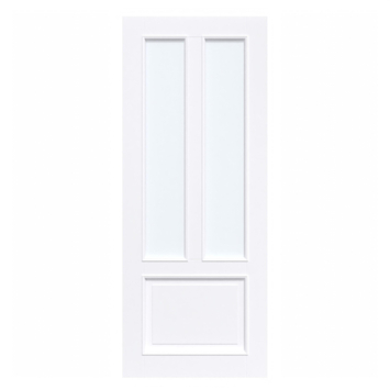 Arne & Bodil binnendeur ABT107 satijnglas - extra wit afgelakt