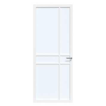 Arne & Bodil binnendeur ABE105 satijnglas - wit afgelakt