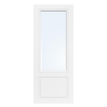 Arne & Bodil binnendeur ABT304 blank facetglas - wit afgelakt